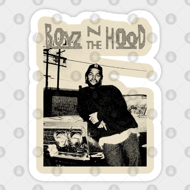 Boyz N The Hood, Ice Cube, Cult Classic Sticker by ST-12